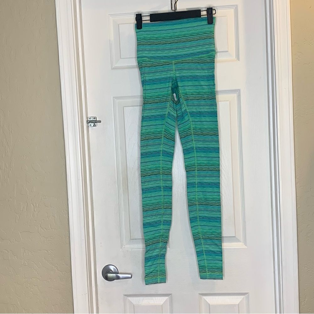 Lululemon Wunder Under Full Length Luxtreme Space Dye Twist Cosmic Teal Multi